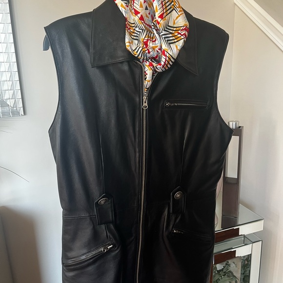 Sebastian 100% Leather Vest - Picture 4 of 7